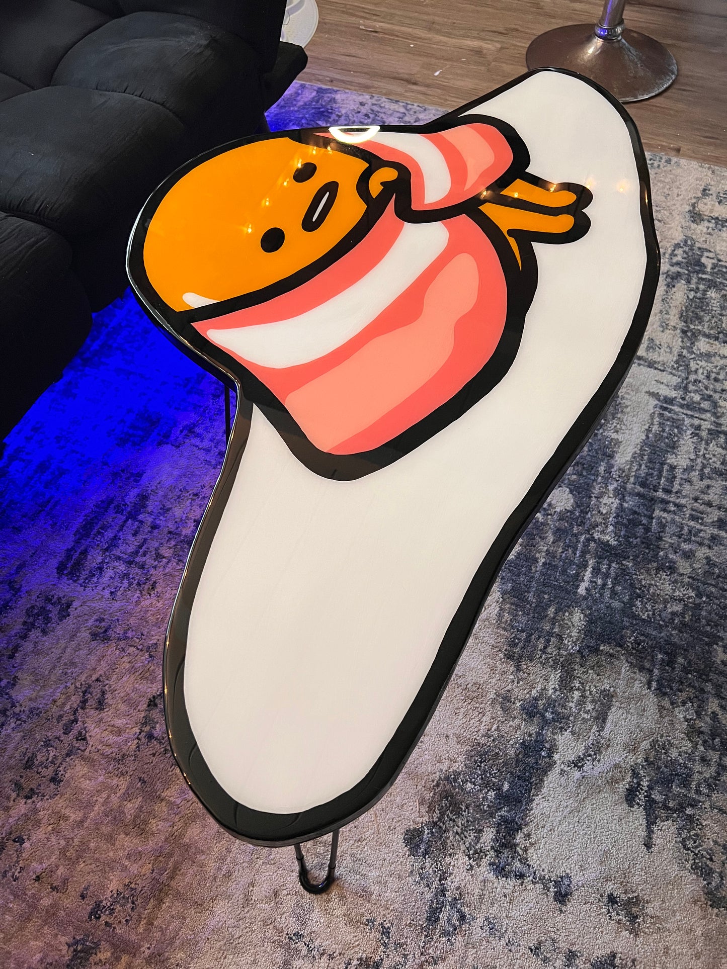 Gudetama Coffee Table + 2 Coasters