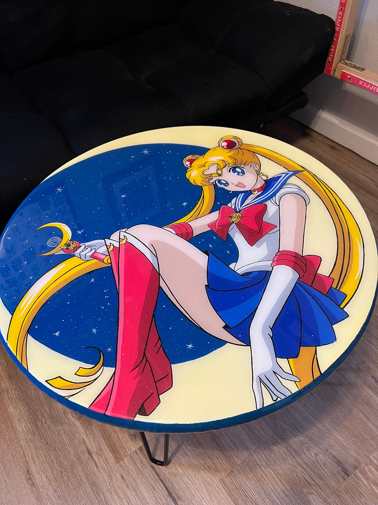 Sailor Moon Coffee Table + 3 Coasters