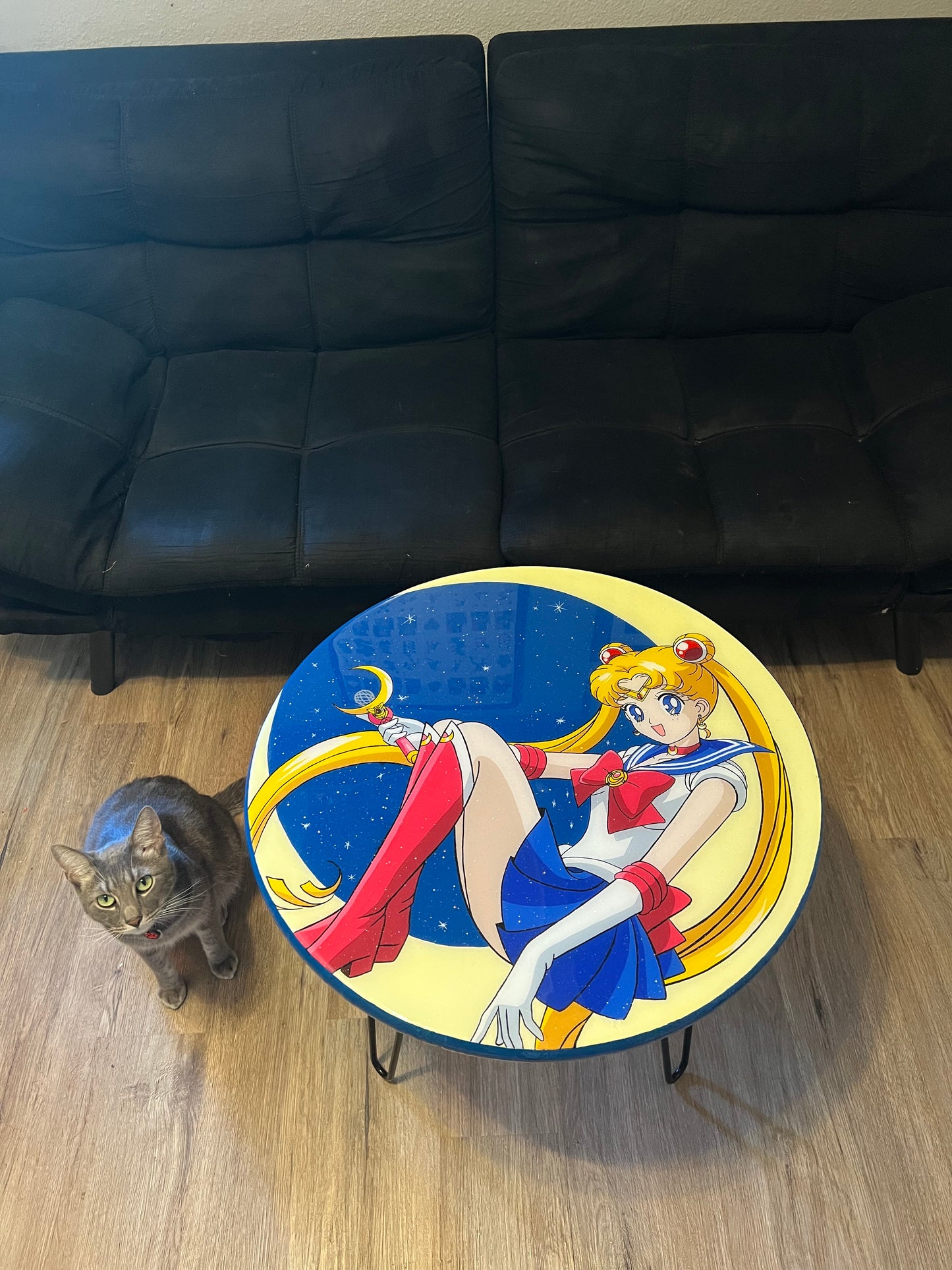 Sailor Moon Coffee Table + 3 Coasters