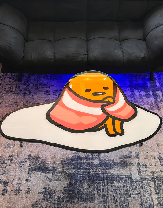 Gudetama Coffee Table + 2 Coasters