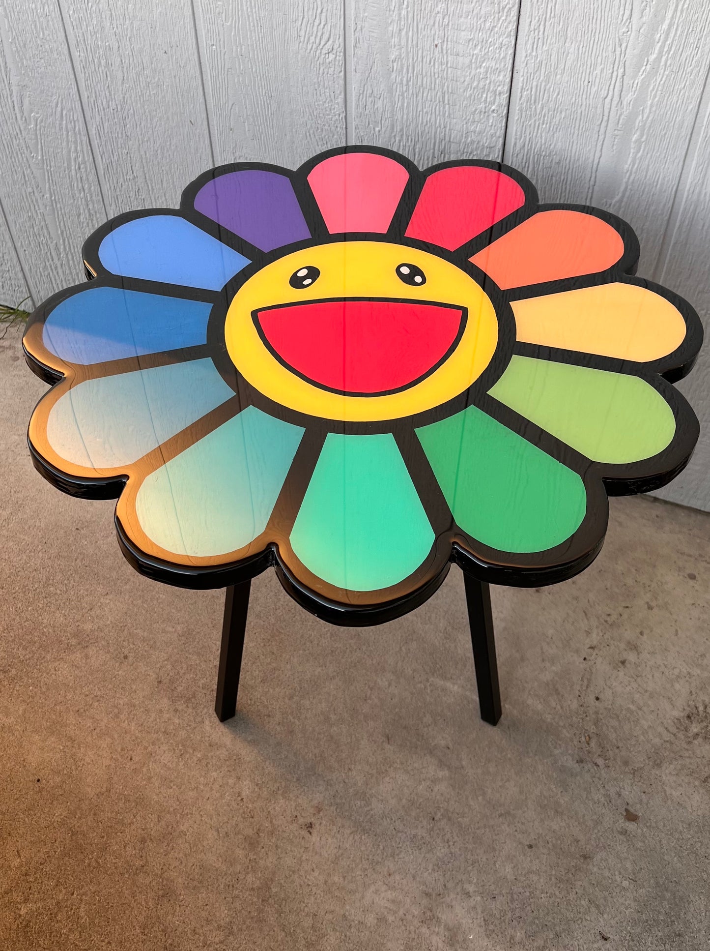 Murakami Flower End Table