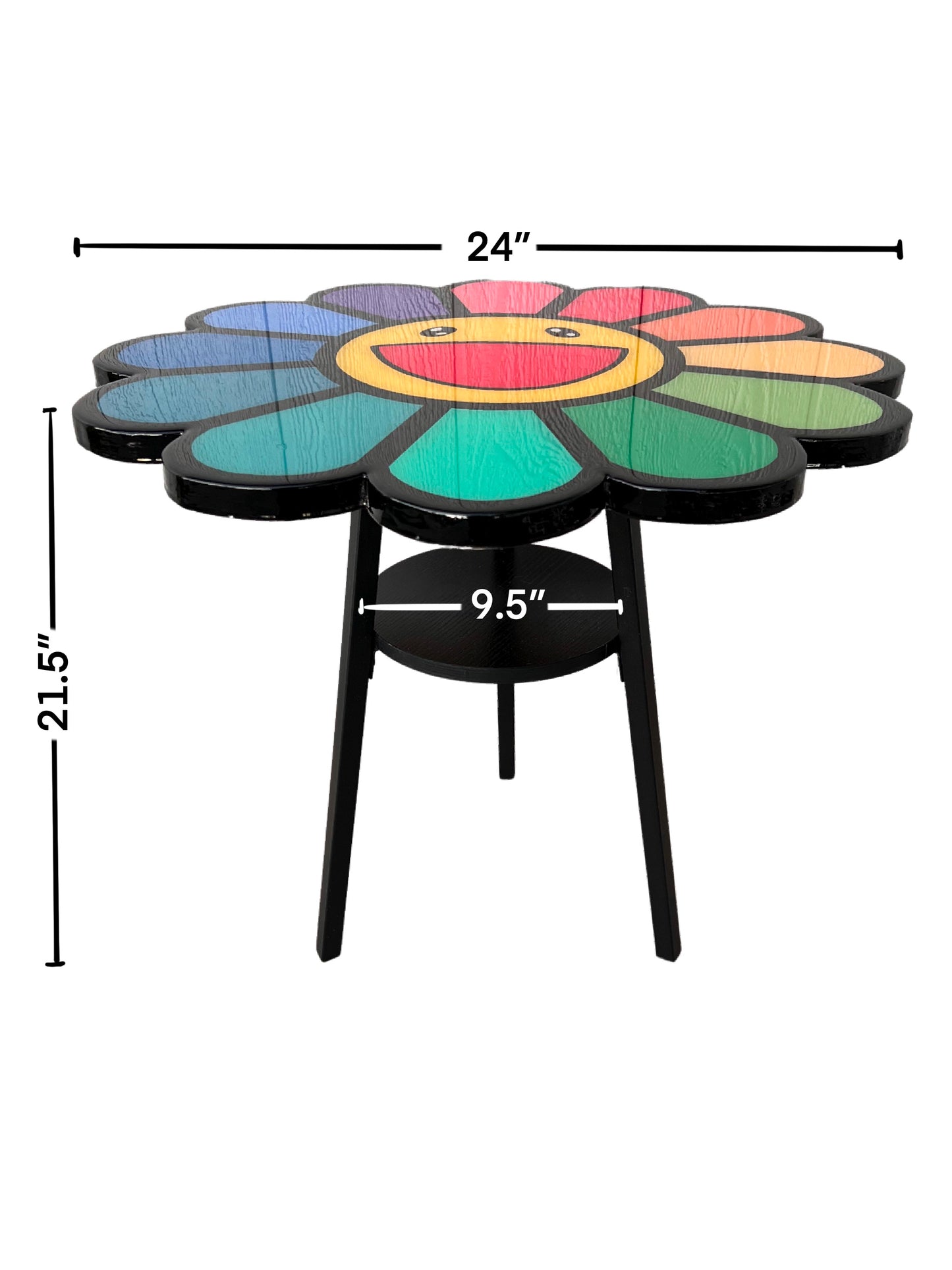 Murakami Flower End Table